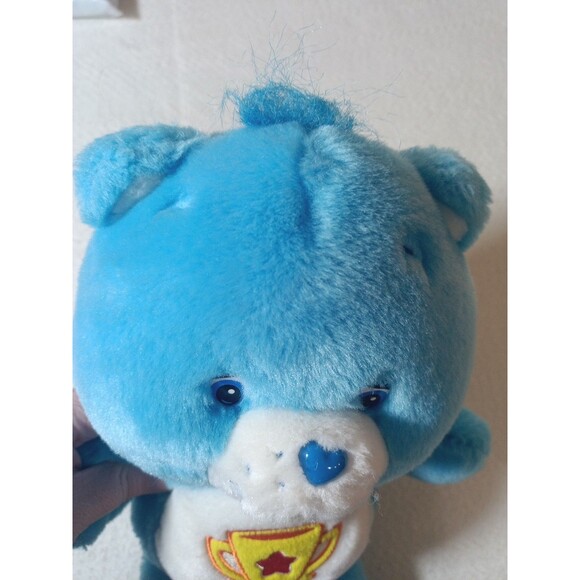 Care Bears Champ Bear Plush 13" Blue 2003 Play Along Championship Trophy Soft T - Picture 12 of 13